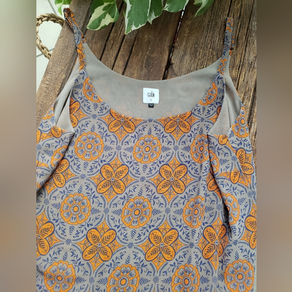 Bohemian Floral Print Top - Picture 6 of 7